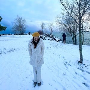 Ardene Faux fur Peacoat - Size S